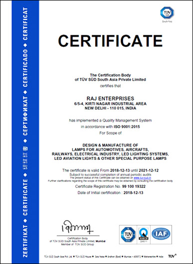 International Certificate 3
